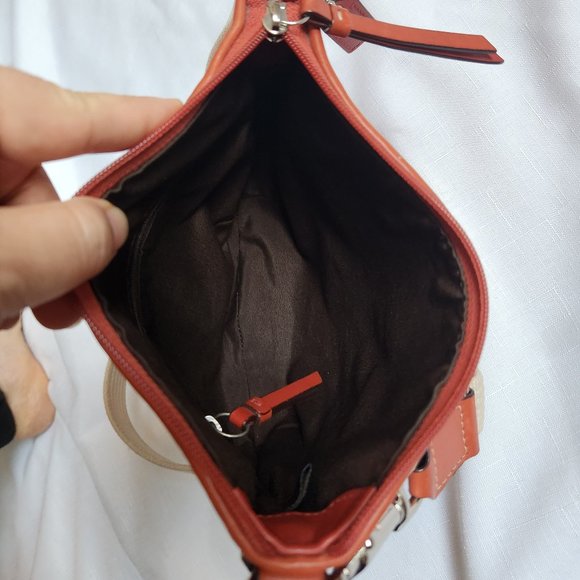 Coach Orange Leather Crossbody Bag - Picture 7 of 13